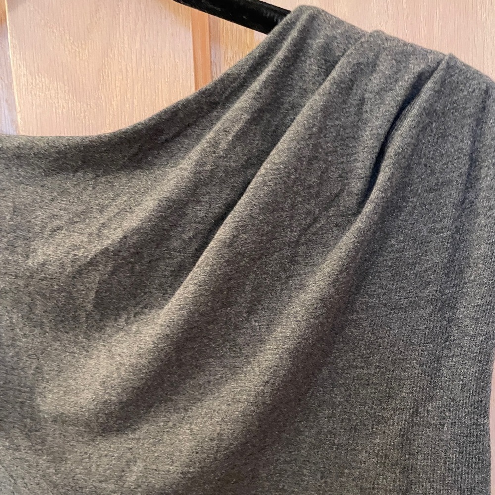MM Lafleur Gray Asymmetrical Top Sz L - Picture 4 of 7